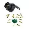  Adaptador de 7 a 13 pines para enchufe de remolque, caravana, portabicicletas.